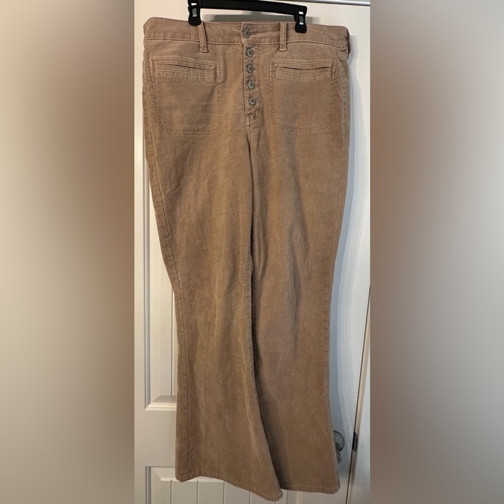 American Eagle Outfitters Beige Corduroy Pants